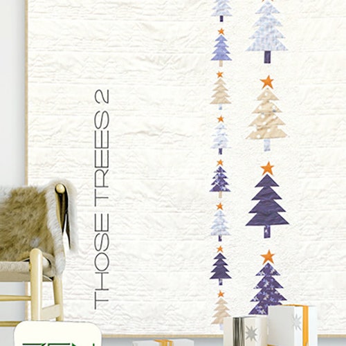 Those Trees 2 Quilt Pattern by Zen Chic TT2QP Modern Etsy