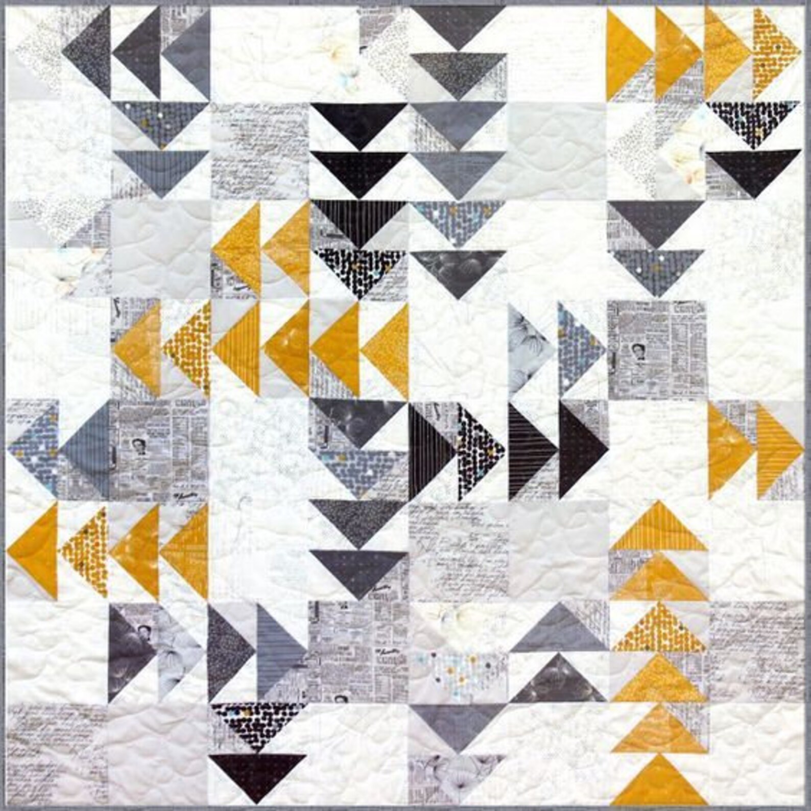Twisted Geese Quilt Pattern by Zen Chic Flying Geese Quilt Etsy