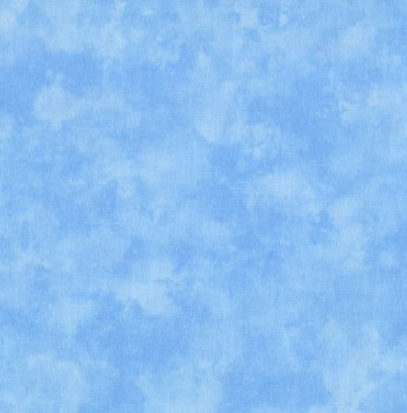 Moda Marbles Sky Blue Fabric 9810, Light Blue Tonal Cotton Fabric Light Blue Blender Fabric By the Yard image 1