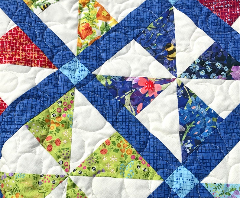 Pinwheel Parade Quilt Pattern PDF Version, Cuddle Cat Quiltworks CCQ077 ...