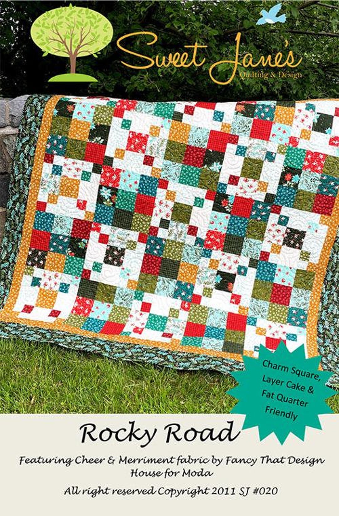 Rocky Road Quilt Pattern in Three Sizes - Sweet Jane's Quilting ...