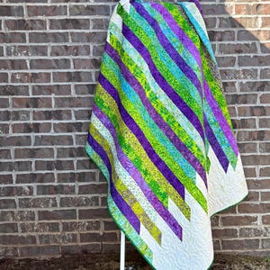 Ribbons Strip Quilt Pattern Printed Version - Cuddle Cat Quiltworks ...