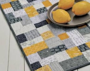 Mini Brick Road Table Runner and Place Mats Pattern - Atkinson Designs ATK-205, Easy Table Runner Pattern, Charm Square Friendly Pattern