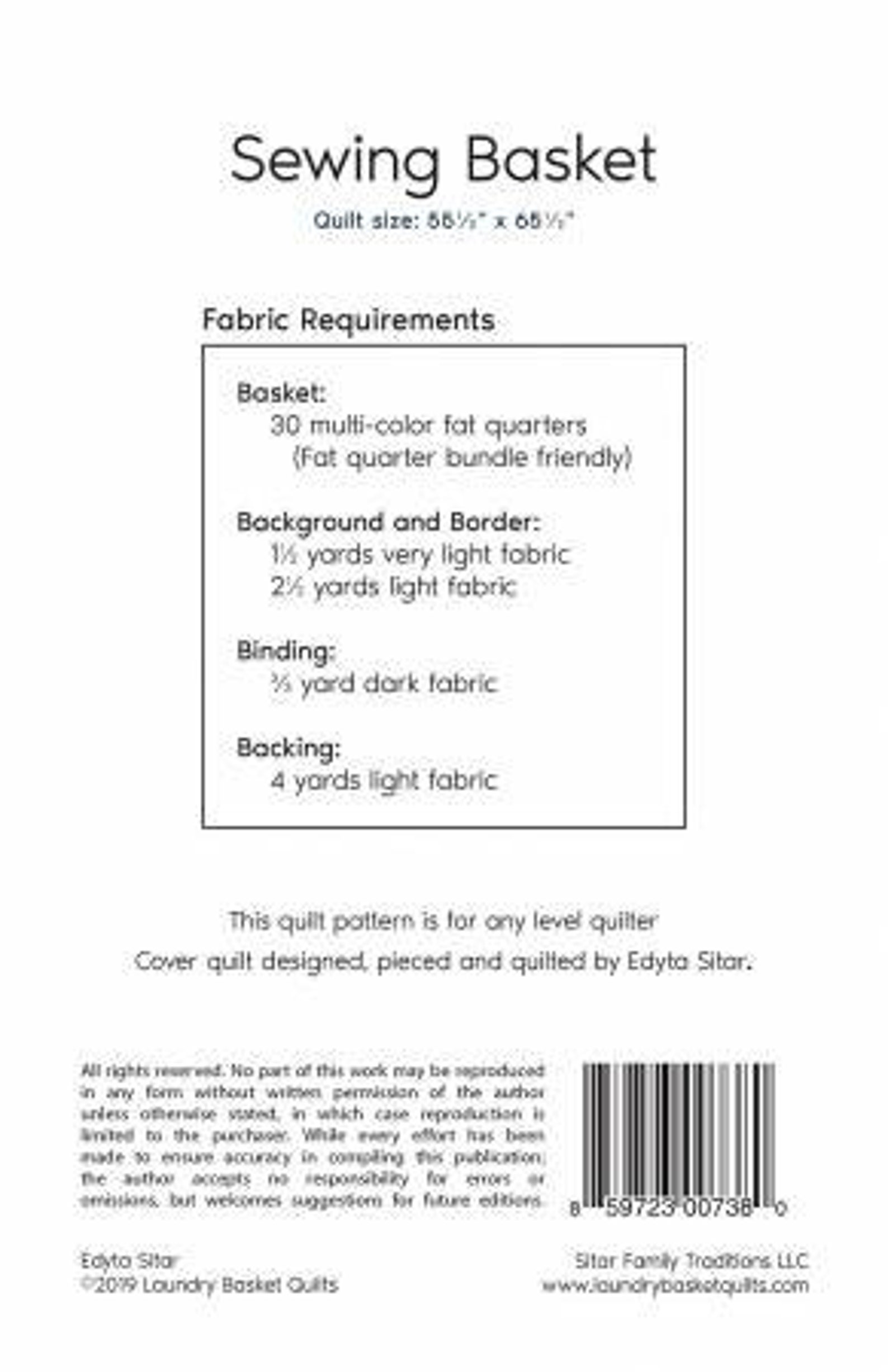 Sewing Basket Quilt Pattern by Edyta Sitar Laundry Basket Etsy