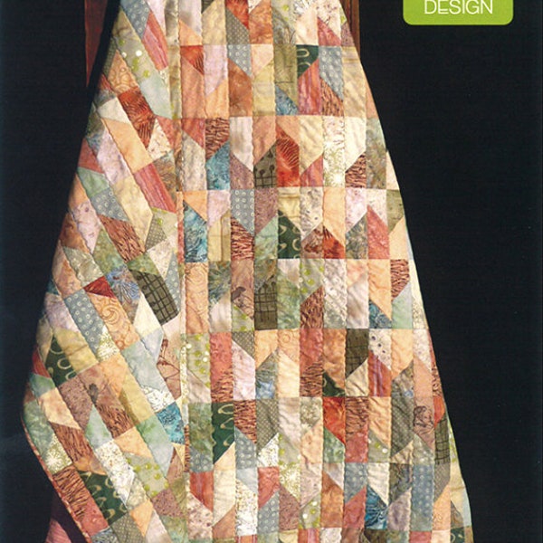 Rock Candy Quilt Pattern from Madison Cottage Design, Fat Quarter and Jelly Roll Friendly Pattern, Lap Quilt Pattern