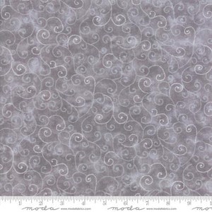 Moda Marbles Swirls Grey Fabric 9908-82 - 35" REMNANT CUT, Gray Tonal Fabric, Gray Blender Fabric, Gray Swirl Fabric