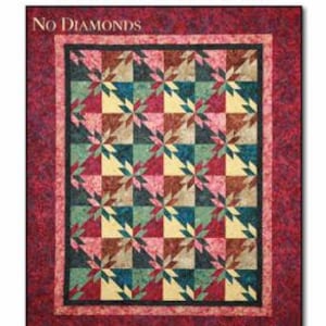 Hunter's Star Simplified Quilt Pattern Calico Carriage Quilts CCQD153, Seven Sizes Included No Y Seams and No Diamonds image 1