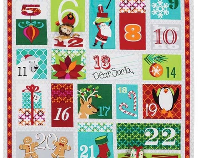 Dear Santa Advent Calendar Quilt KIT Featuring Dear Santa Etsy