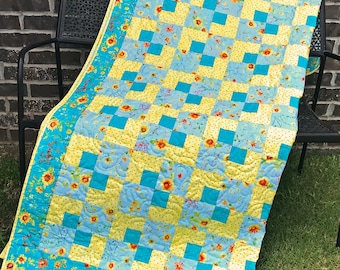 Modèle de courtepointe Cornerstones Version PDF - Cuddle Cat Quiltworks CCQ079, Modèle de courtepointe facile à assembler avec quatre options de taille