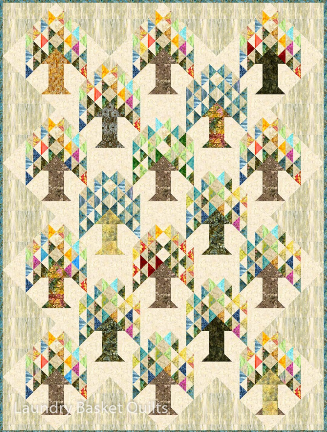 Tree Farm Quilt Pattern Edyta Sitar Laundry Basket Quilts LBQ0210P Etsy