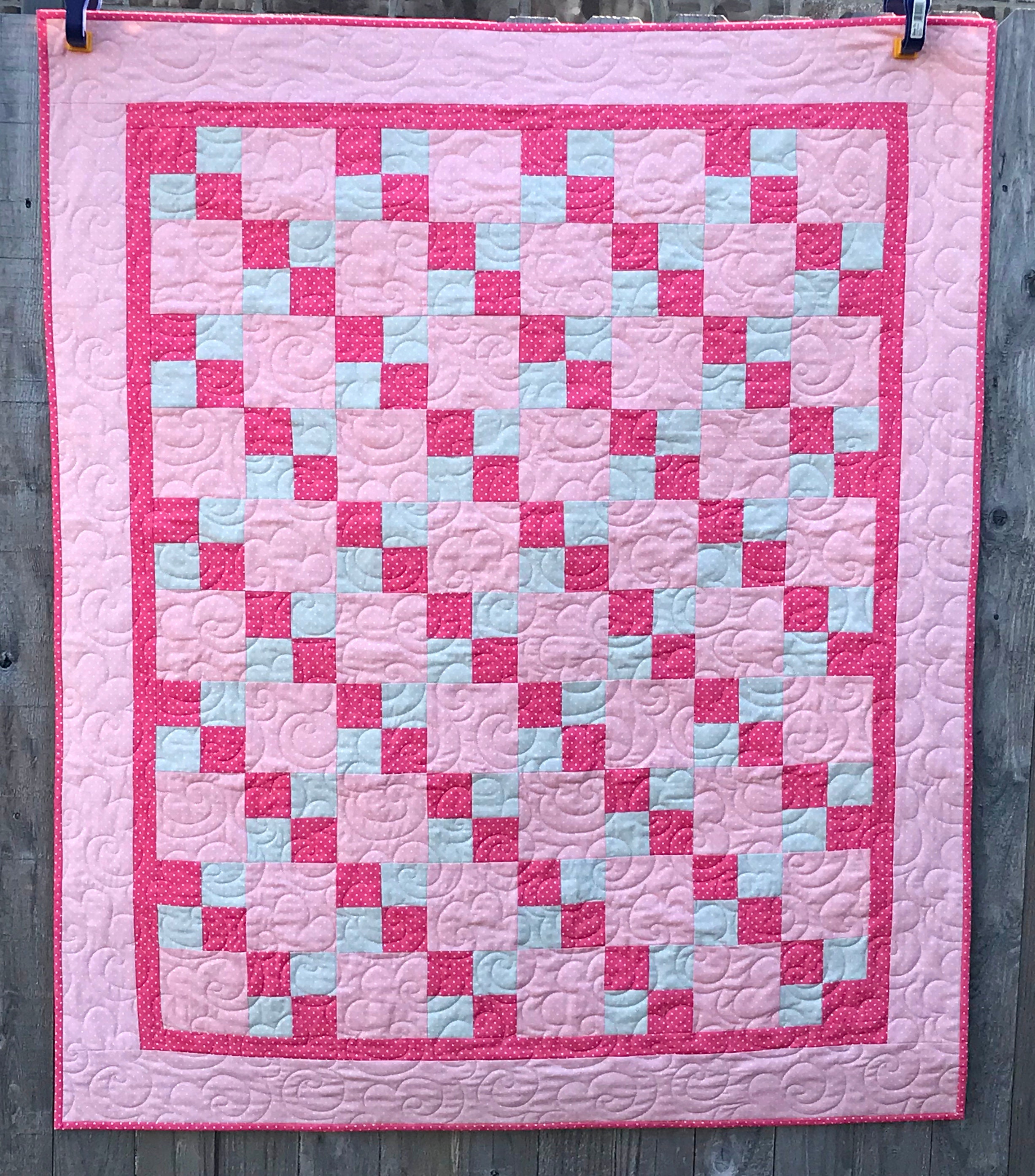 Stacking Blocks Quilt Pattern in Four Sizes PDF Version, Cuddle Cat ...