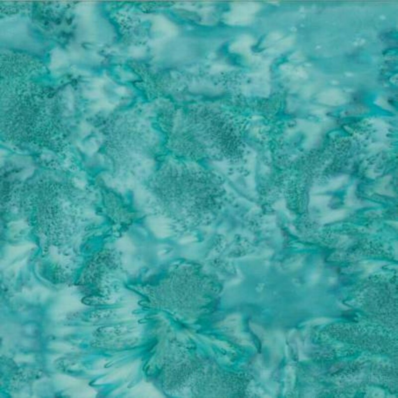 Teal Cotton Silk Fabric