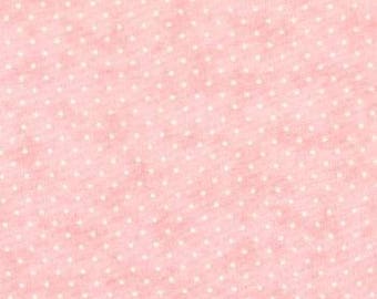 Moda Essential Dots Pink Fabric 8654-21 - 32" REMNANT CUT, Pink Cotton Quilting Fabric, Pink Blender Fabric, Pink Polka Dot Fabric