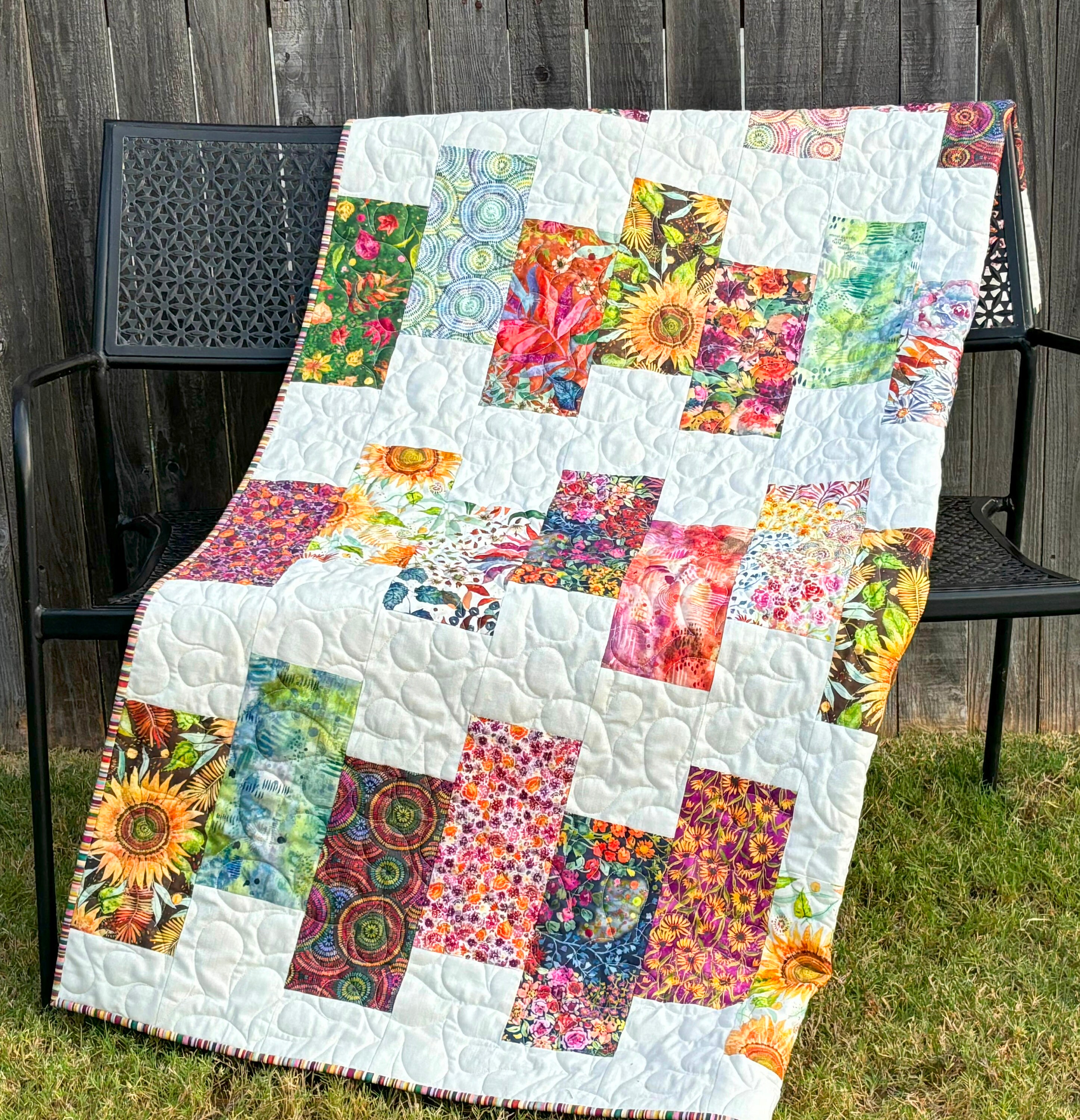 Steppin' up Quilt Pattern PDF Version, Cuddle Cat Quiltworks