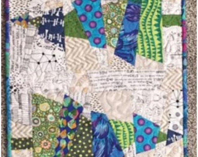Crazy Christmas Trees Table Runner Pattern - Cut Loose Press ...
