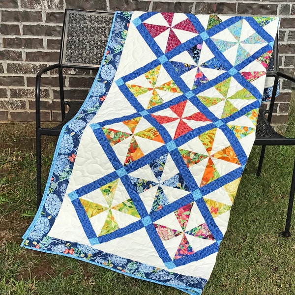 Patchwork Pinwheel - Etsy