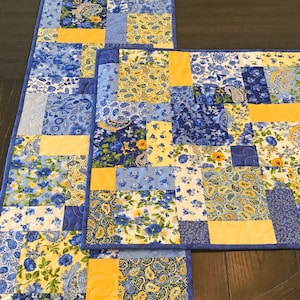 Charmingly Simple PDF Table Runner & Topper Pattern with Five Size Options CCQ052, Easy Charm Square PDF Table Runner or Topper Pattern