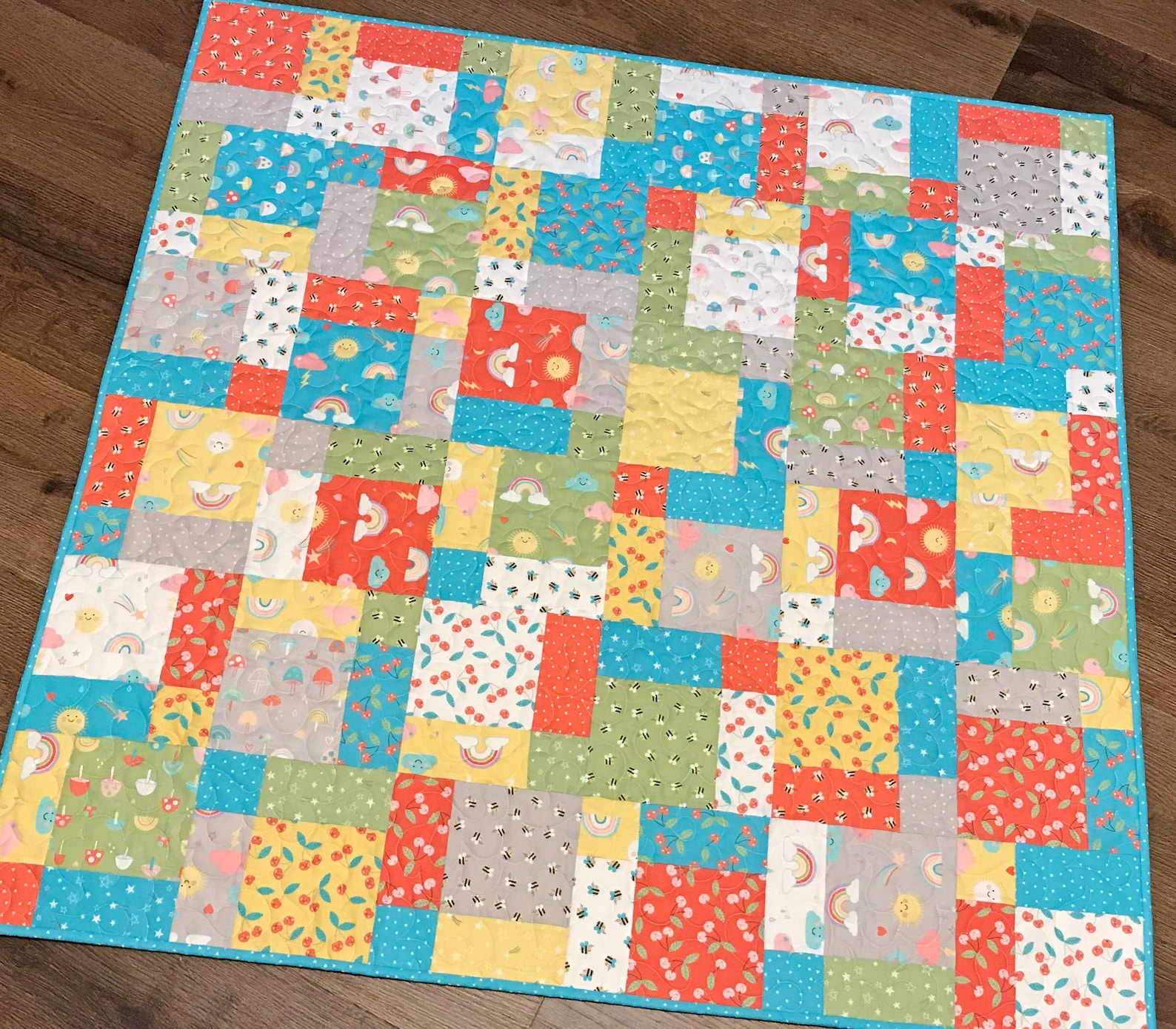 Charming Baby Quilt Pattern PDF Version Cuddle Cat Quiltworks - Etsy