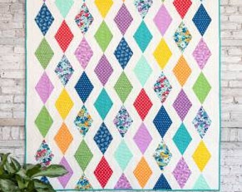 +3℃ Quilting Jumper (3color) Cascade Quilt Pattern - Cluck Cluck Sew 170, Fat Quarter