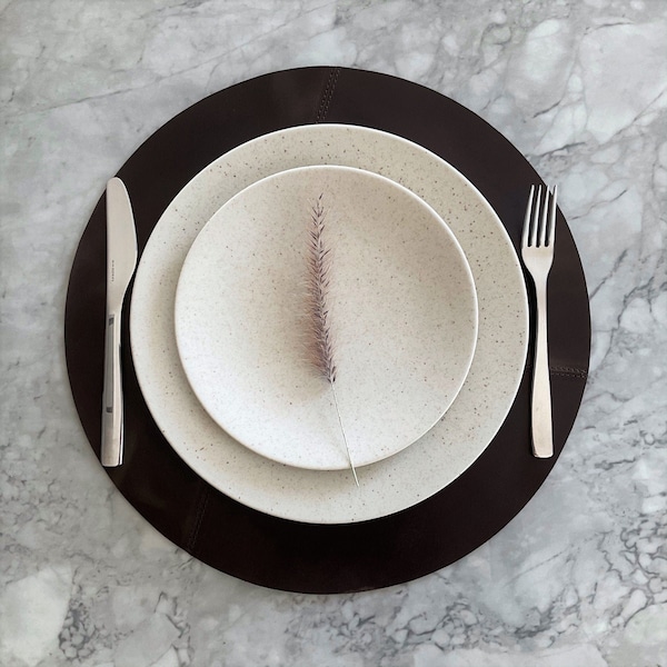Leather Placemats Etsy