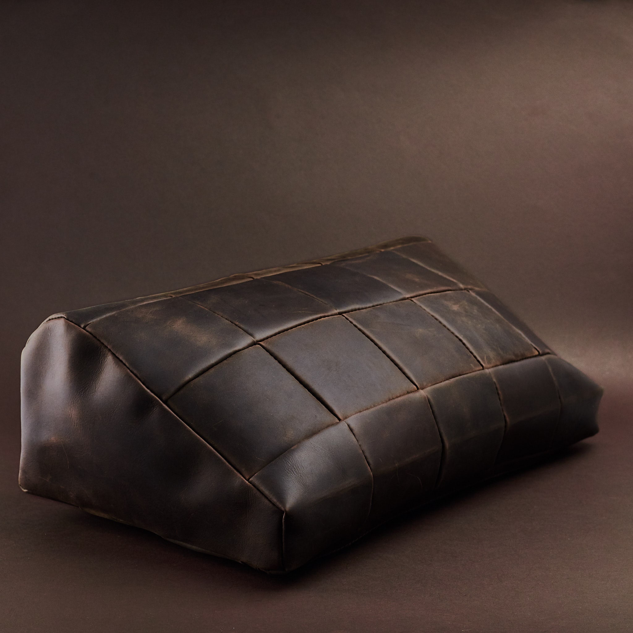 Footrest Cover Brown Leather Ergonomic Desk Foot Rest Cover Etsy