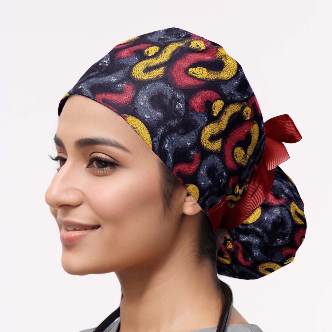 Snake Hand Scrub Snakes Scrub Cap for Women, Asian Style Surgical Hat for Men - Etsy