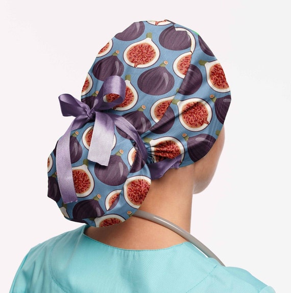 FADACHY Scrub Caps Für Frauen Mit Pferdeschwanz-Öffnung | Baumwolle, Atmungsaktiv, Verstellbar