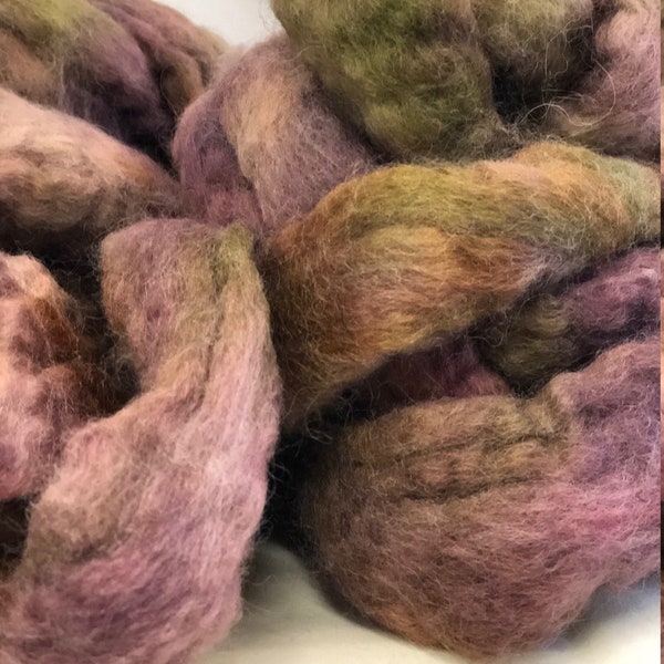 Bluefaced Leicester Space Dyed Roving