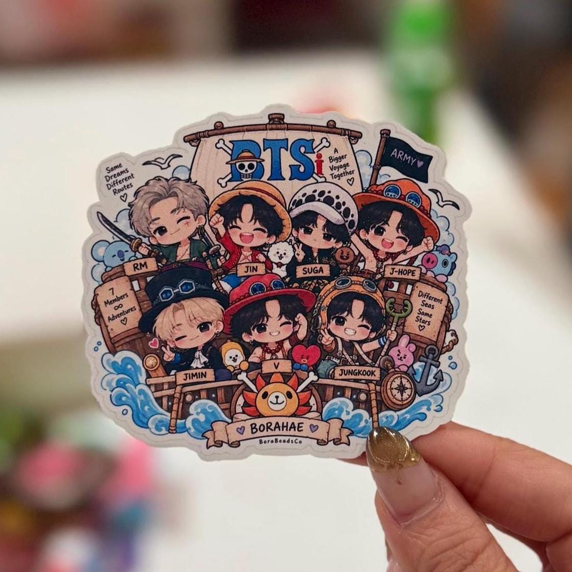 Btsの車用ステッカー - Etsy 日本