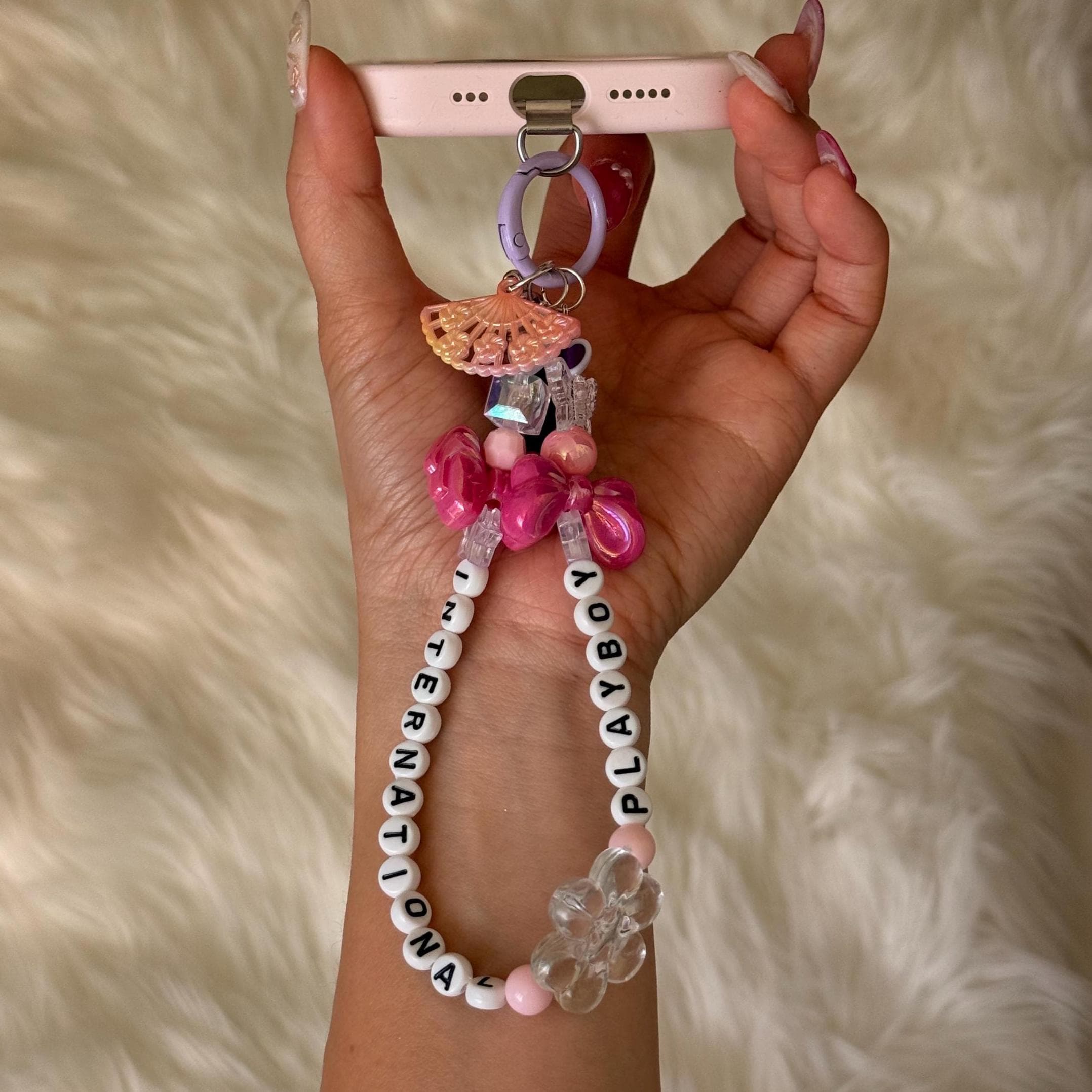 Pink Playboy Keychain - Etsy
