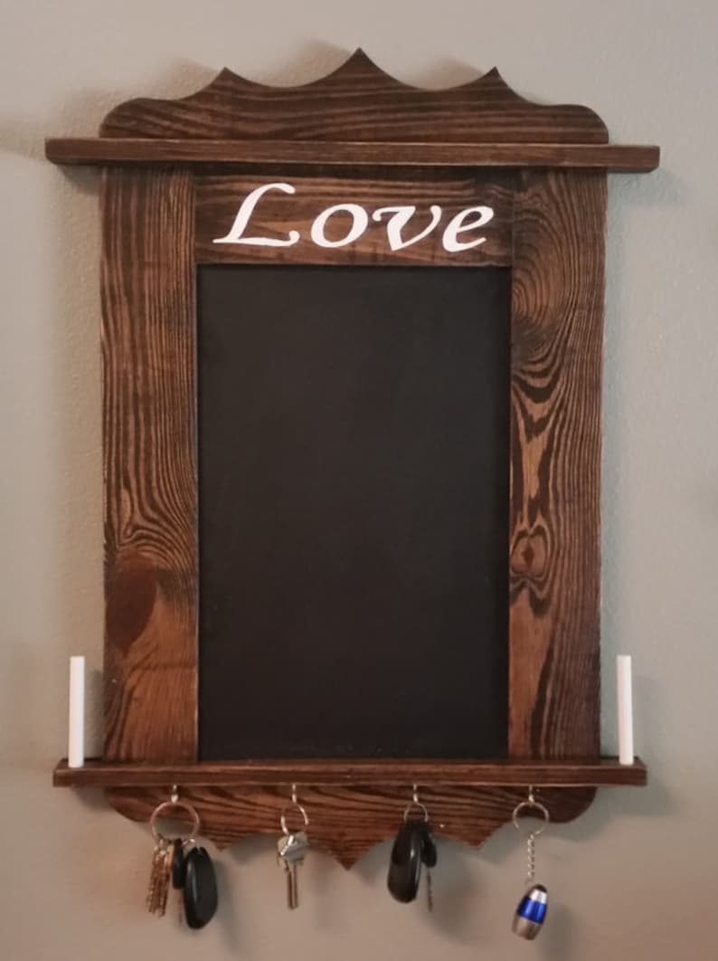 Wood Chalkboard Kitchen Chalkboard Entryway Chalkboard Etsy