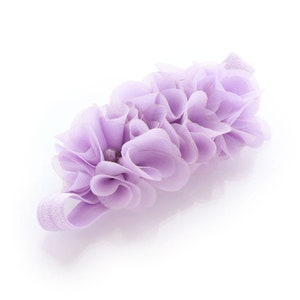 Lavender Baby Bow Headband - Etsy display picture 1