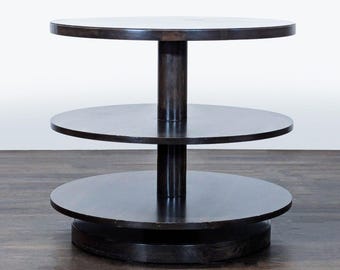 Vintage Vanguard Furniture Three Tier Side Table