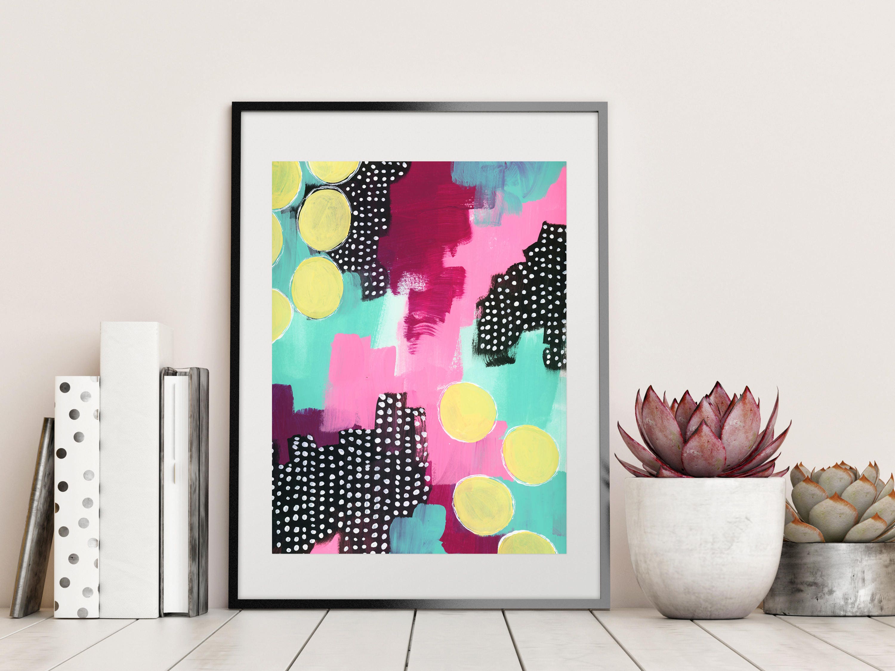 Color Block, Printable Art, Printable Wall Art, Instant Download ...