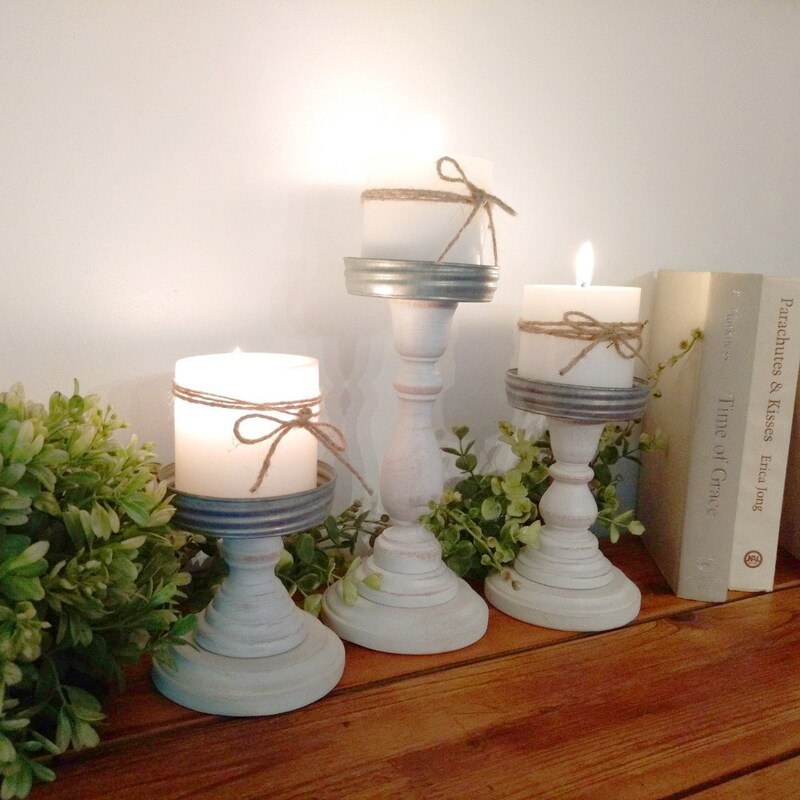 Rustic Candles - Etsy