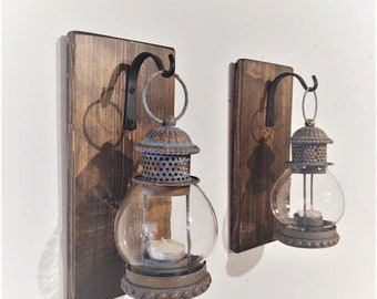 modern rustic wall sconces