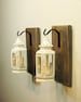 Farmhouse Lanterns, Shabby Lanterns, Victorian decor, Farmhouse decor, Wall Decor, wall sconce, Candle Lanterns, 