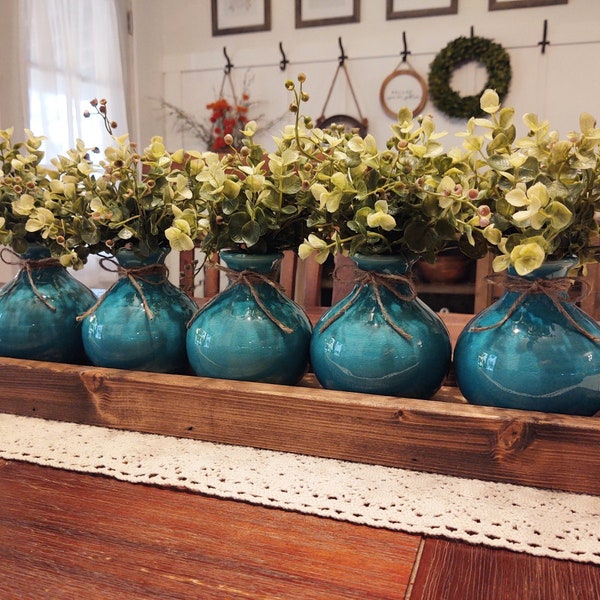 Large table centerpiece, Farmhouse table decor, Dining table decor, Boho home decor, Modern Farmhouse table centerpiece, farmhouse decor