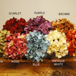 Hydrangea Flowers, Summer Flowers, Flower Add-on, Hydrangea Spray, Spring Flowers, Farmhouse Flowers, Shabby Chic Flower,