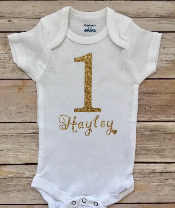 First Birthday Personalized Outfit Girl First Birthday 1st Etsy