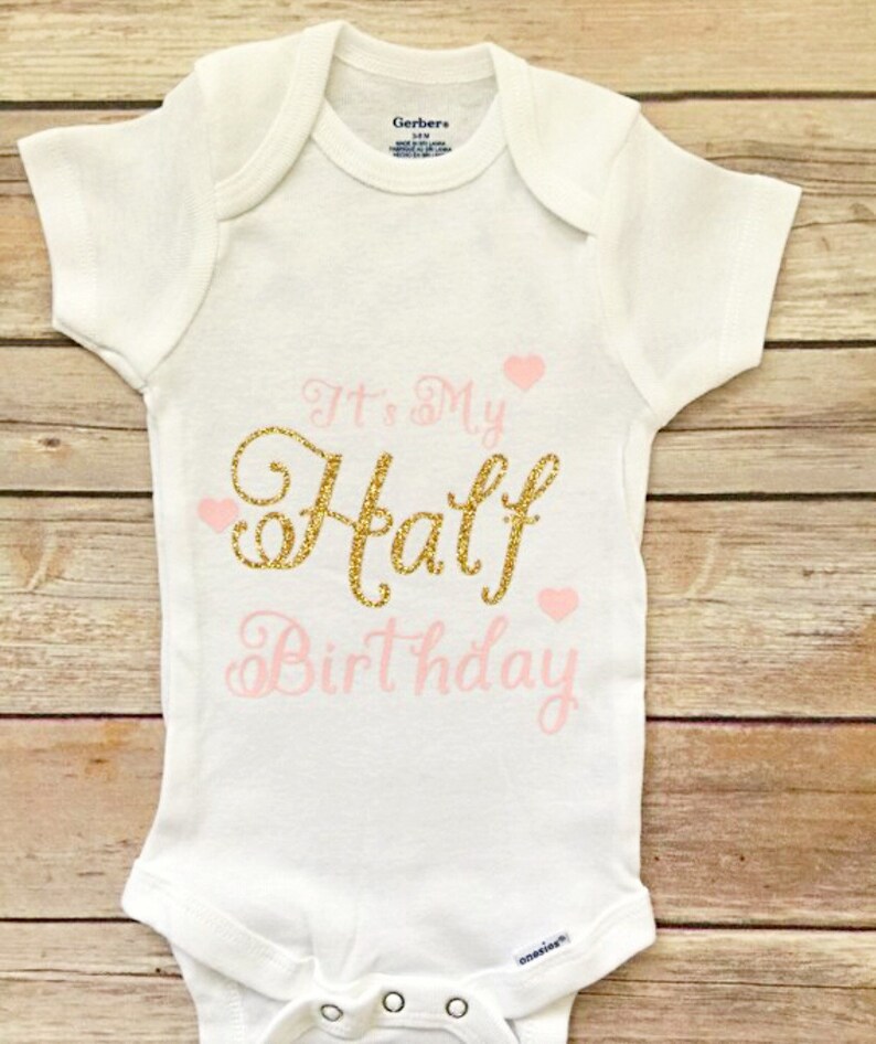Personnalisé Brodé des filles de mon premier anniversaire Cupcake Ajouter Nom Baby Clothing