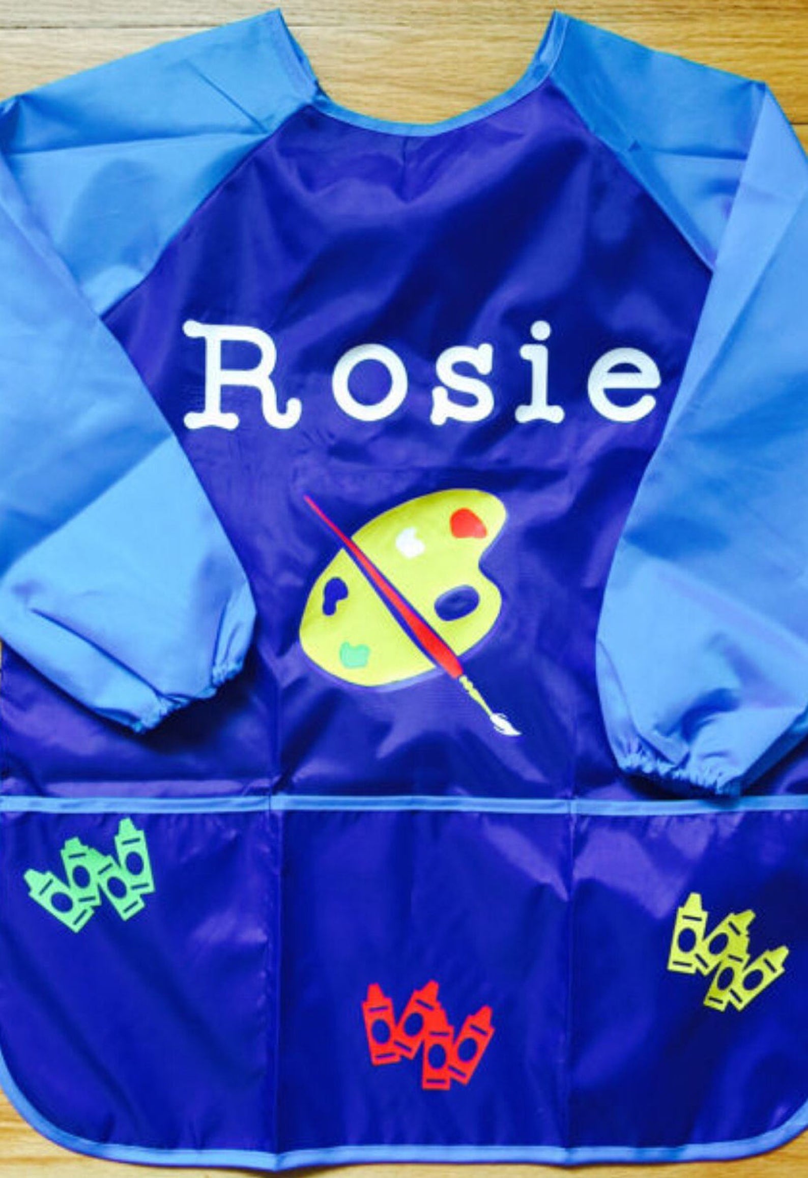 Little Artist Personalized Kid's Art Smock Customized Etsy
