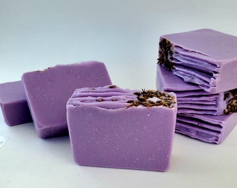 Lavendel Ziegenmilchseife, Tussah Seide, Kleinserie