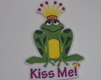 Frog Iron on Patch - Etsy