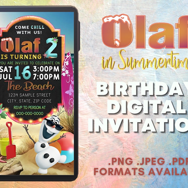 Olaf in Summer - Etsy