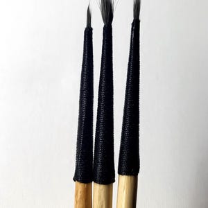 Petrykivka Paint Brush Set: Cat Fur, Fine Line Folk Art