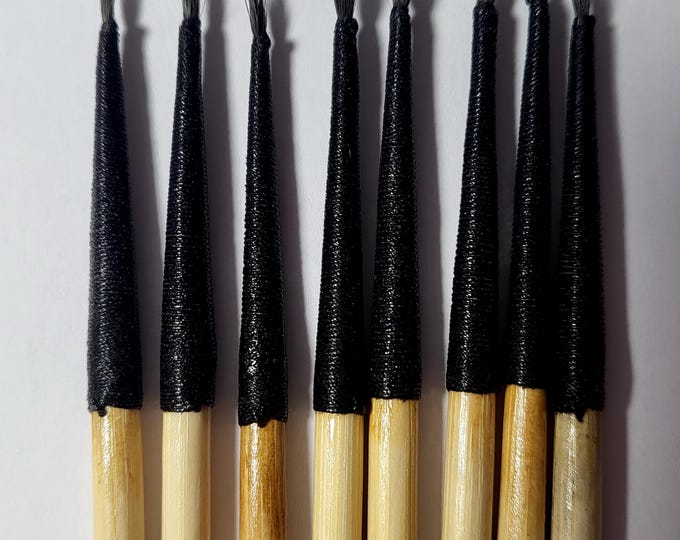 Handmade Cat Hair Detail Brush, Miniature Painting, Calligraphy
