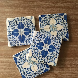 Ava Azulejos Tile Coasters