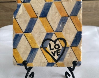 Graffiti Love Coaster, Individual Tile