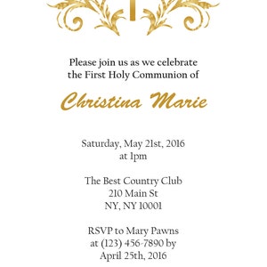 Communion Invitation